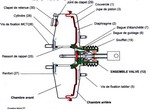 Amplificateur, vue en coupe